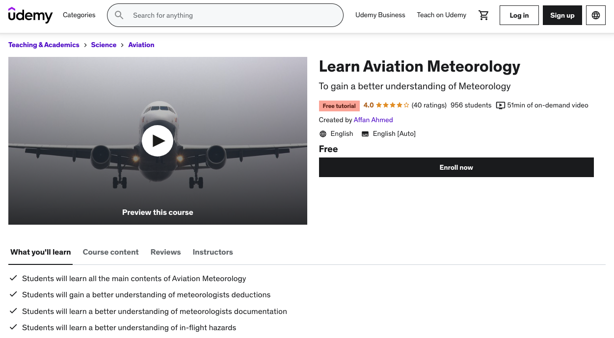 Learn Aviation Meteorology